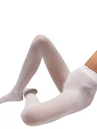 WOLFORD | Modestrumpfhose Mary Cotton Rib Black | Beige
