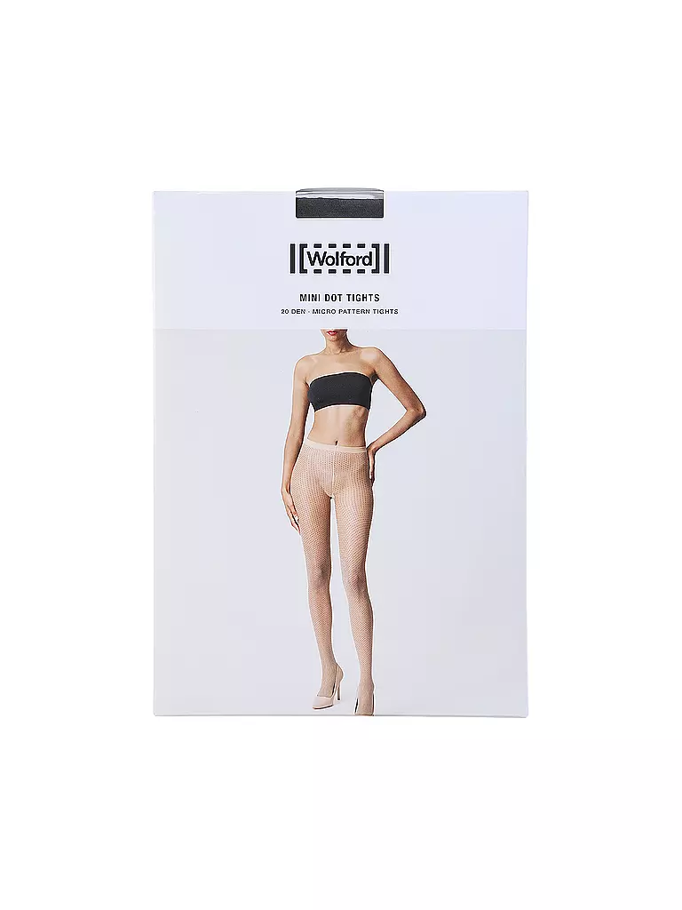 WOLFORD | Collant mode MINI DOT 20 DEN noir noir |