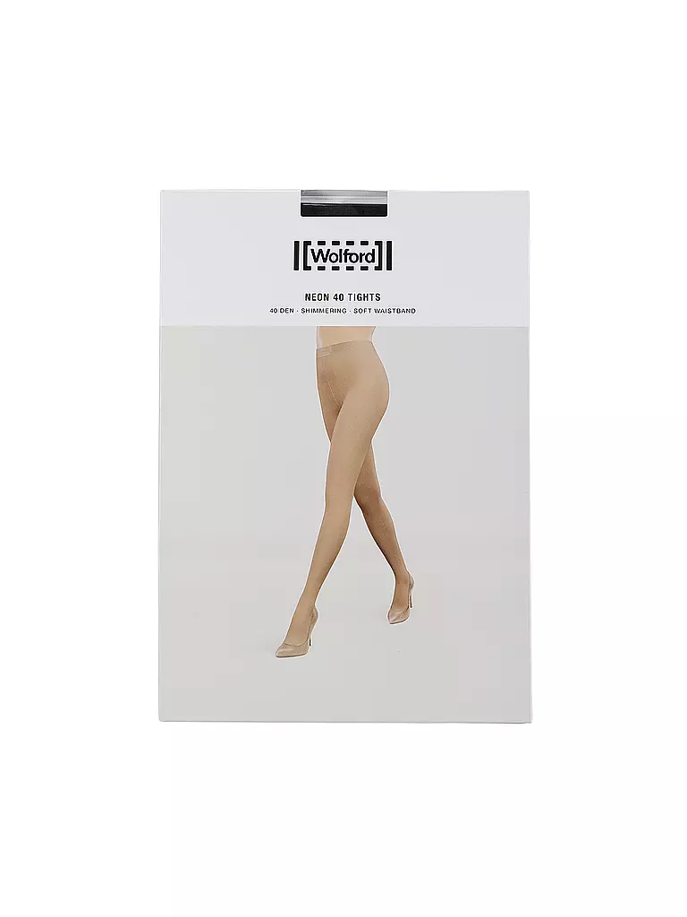 WOLFORD | Collant NEON 40 presque noir | 