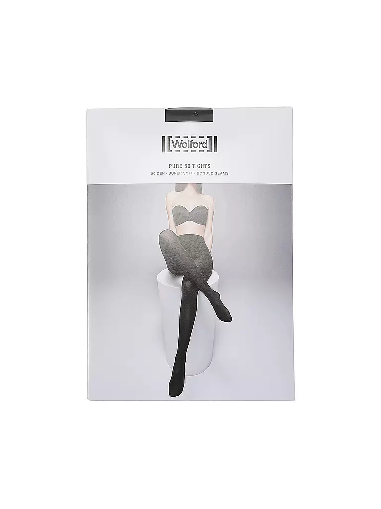 WOLFORD | Collant Pure 50 admiral | Bleu foncé