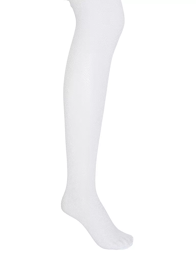WOLFORD | Collant résille TWENTIES White | weiss