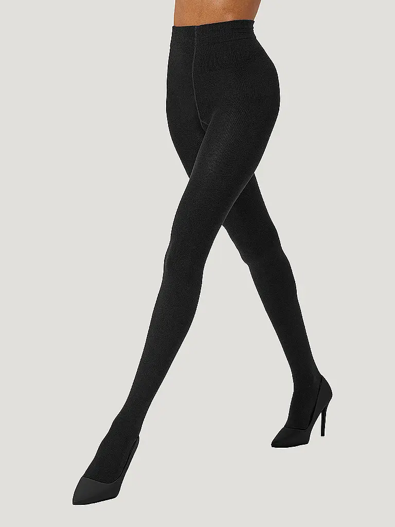 WOLFORD | Collant tricoté noir | Noir