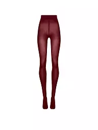 WOLFORD | Collant VELVET 66 DEN écru | Rouge foncé
