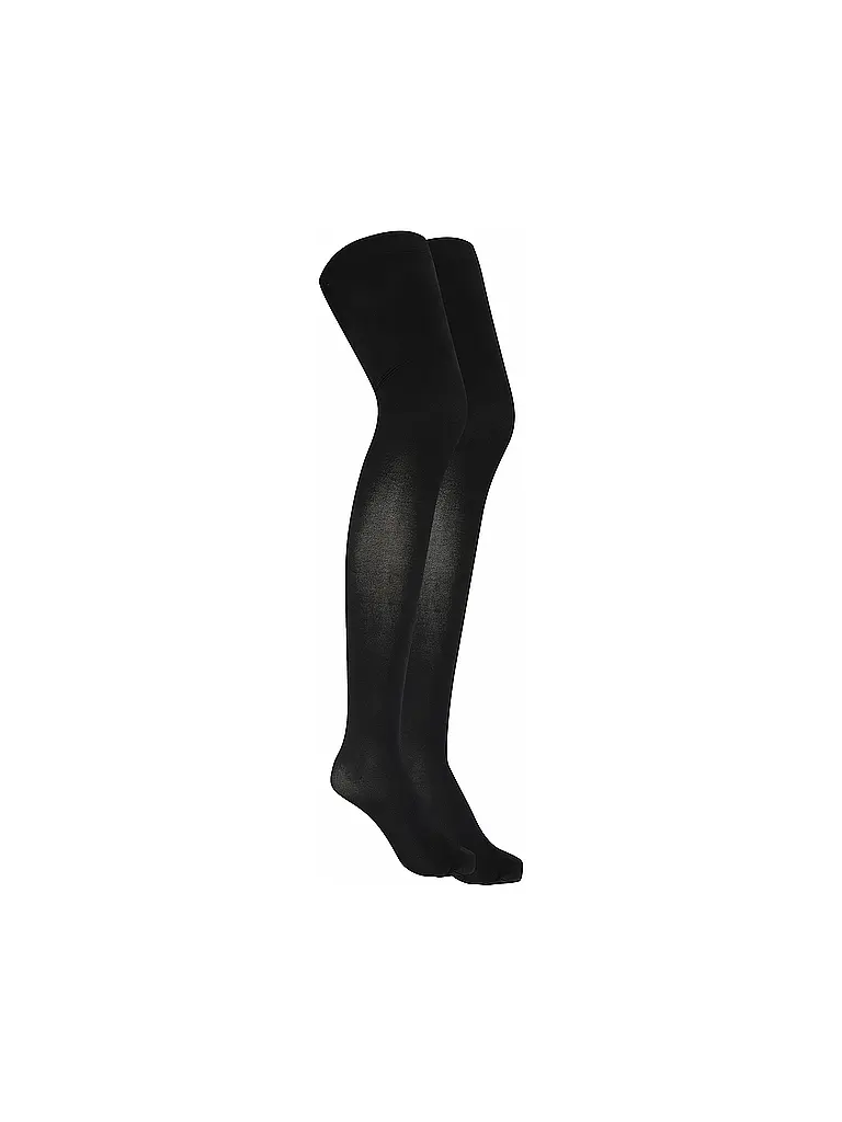 WOLFORD | Collants fins, lot de 2, Velvet de Luxe Black | Noir