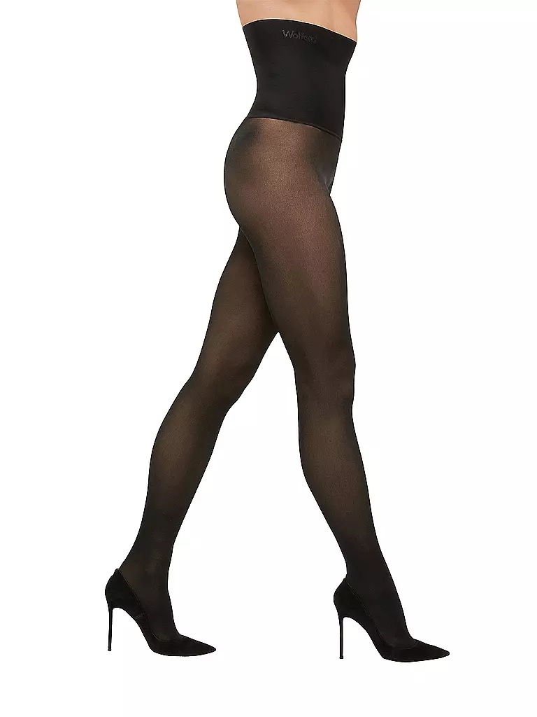 WOLFORD | High Waist Strumpfhose FATAL 50 black | Noir
