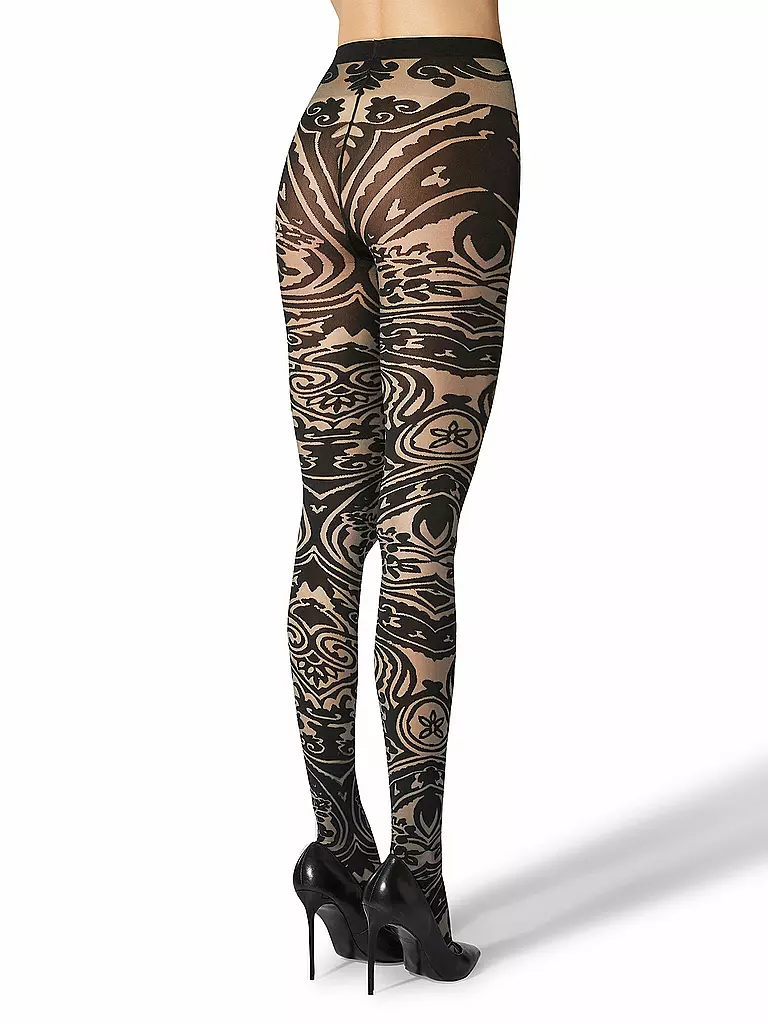 WOLFORD | Modestrumpfhose  WOLFORD x ETRO grey/black | Noir