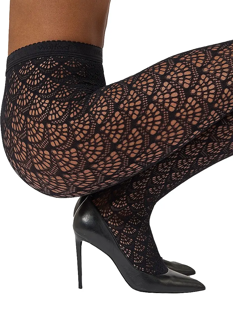 WOLFORD | Modestrumpfhose MERMAID NET Black |