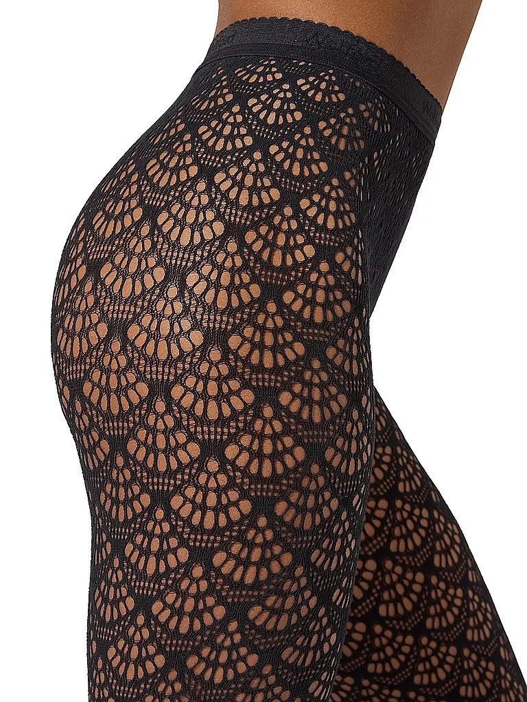 WOLFORD | Modestrumpfhose MERMAID NET Black |