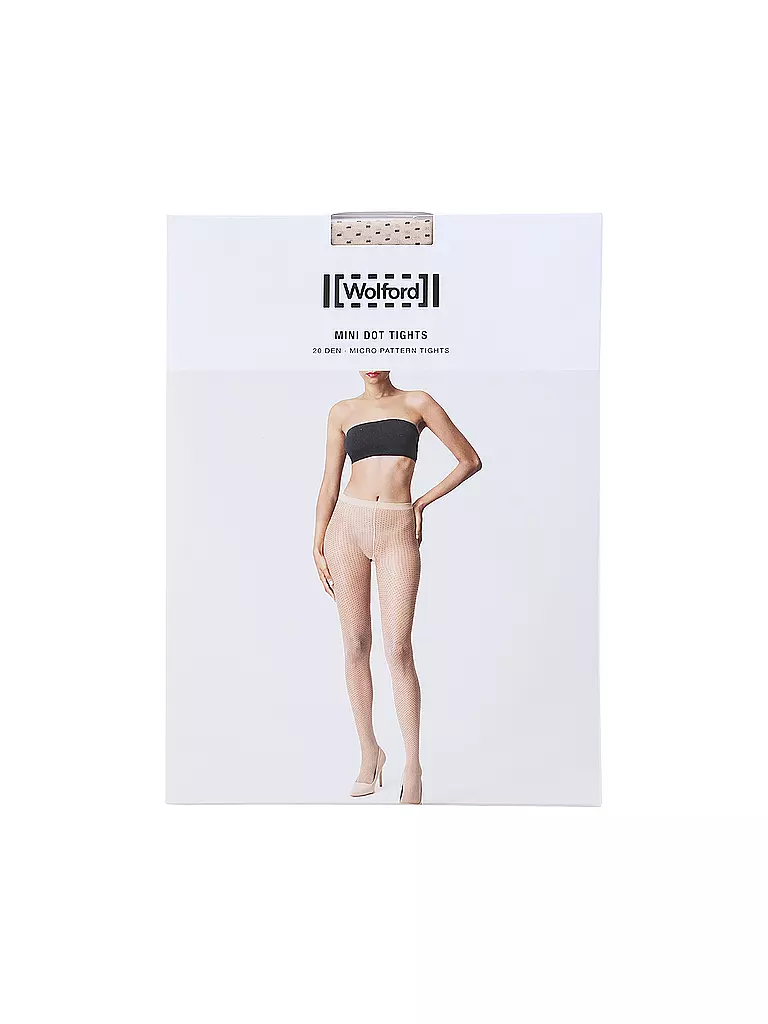 WOLFORD | Modestrumpfhose MINI DOT 20 DEN noir assez clair | Beige
