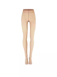 WOLFORD | Modestrumpfhose VELVET NET ILLUSION Fairly Light/White | Beige