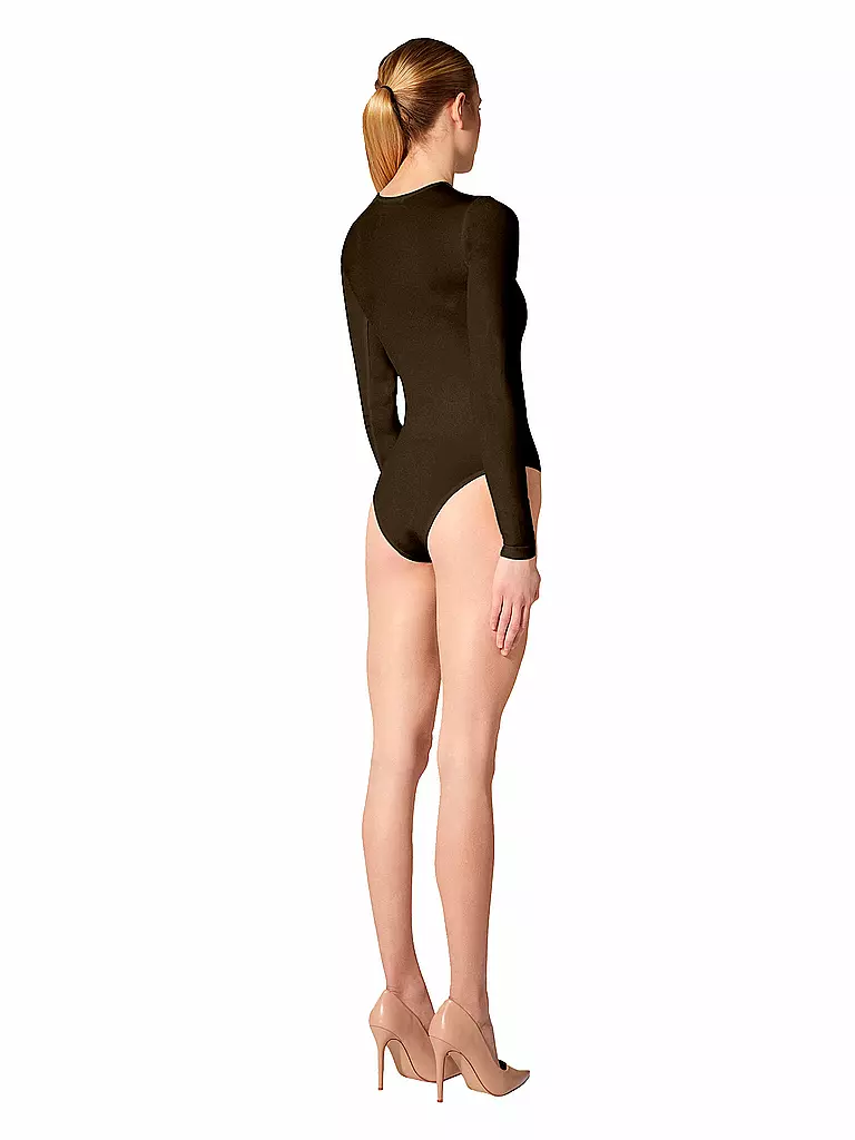 WOLFORD | Nom du produit: Body BERLIN
Marque: WOLFORD
Couleur: marron
Catégories: Mode,Femme

Longueur des manches: Manches longues
Encolure: Col rond
Matière: Coton,Polyester / Polyamide,Stretch
Motif: Uni
Coupe (vêtements d'extérieur): Super Slim
Détails: In | 