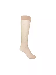 WOLFORD | Socquettes SHEER PATTERN 30 DEN fairly light | Marron clair
