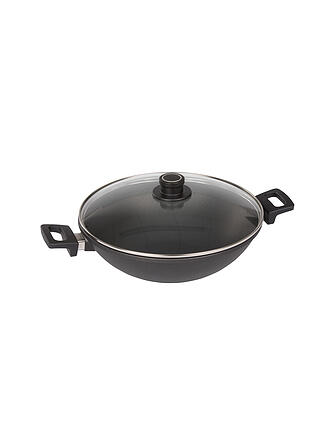 WOLL | Wok avec couvercle en verre Nowo Titanium 32cm antiadhésif