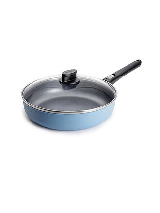 WOLL | Poêle à bords hauts avec couvercle 28cm/3,3l ECOLOUR Bleu ciel