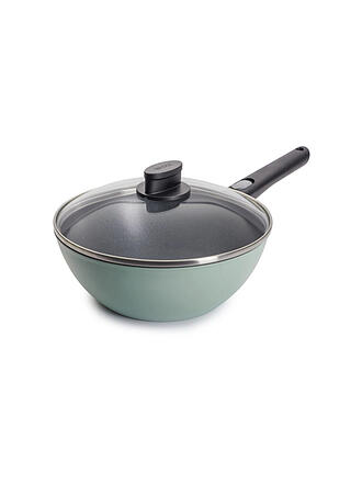 WOLL | Wok avec couvercle 24cm/3l ECOLOUR Vert Jade