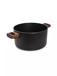 WOLL | Casserole avec manche en bois 24cm ECO-LOGIC Antiadhésif | Noir