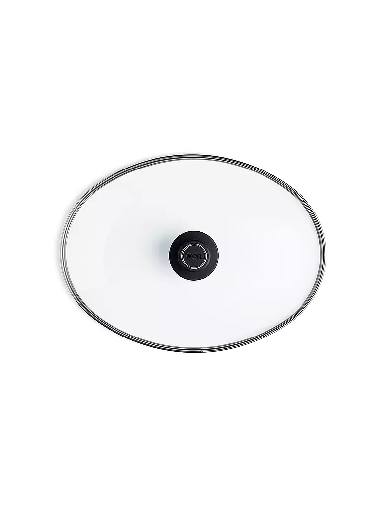 WOLL | Couvercle en verre de sécurité ovale 38x28cm verre | Transparent