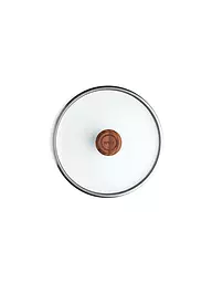 WOLL | Couvercle en verre ECO-LOGIC 24cm verre/bois | Transparent