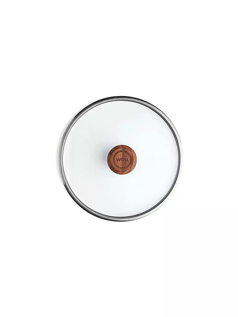 WOLL | Couvercle en verre ECO-LOGIC 24cm verre/bois | Transparent