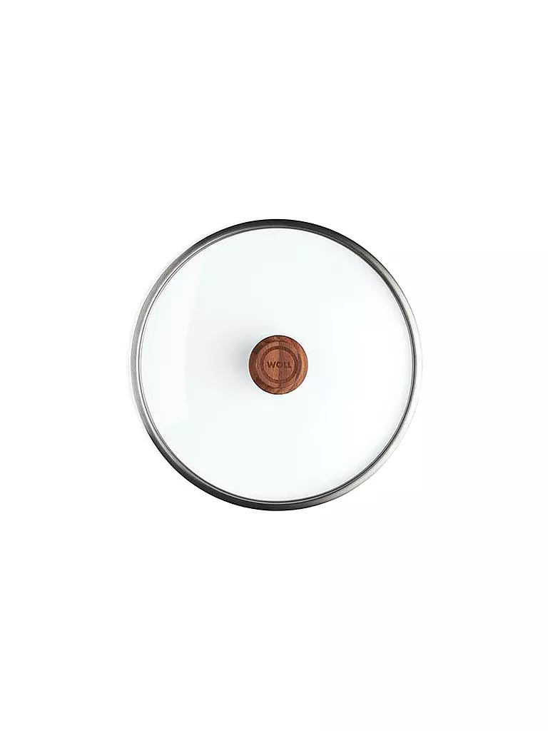 WOLL | Couvercle en verre ECO-LOGIC 28cm verre/bois | Transparent