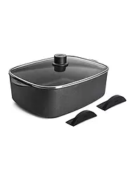 WOLL | Gussbräter mit Deckel EcoLogic QXR 31x26cm Antihaft | Noir