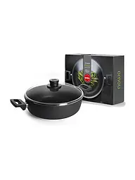WOLL | Kasserolle ronde NOWO 28cm avec couvercle en verre antiadhésif | Noir
