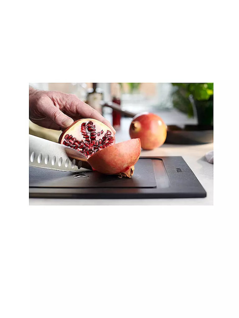 WOLL | Planche à découper CUT and SERVE 35x25cm Noir | 