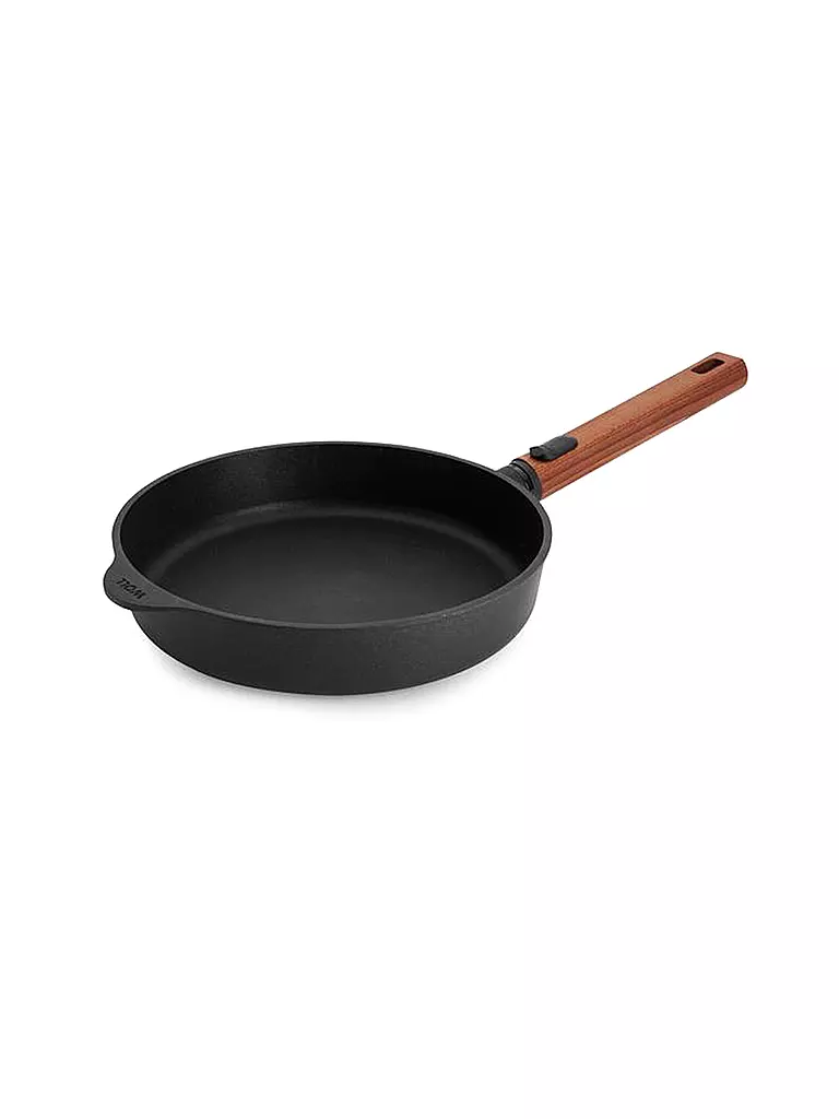 WOLL | Poêle avec manche en bois 24cm ECO-LOGIC Antiadhésive | Noir