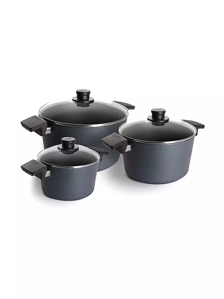 WOLL | Set de casseroles 3 pièces 20+24+28cm DIAMOND LITE Antiadhésif | schwarz