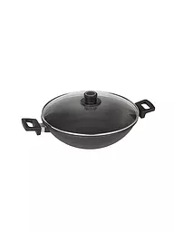 WOLL | Wok avec couvercle en verre Nowo Titanium 32cm antiadhésif | Noir