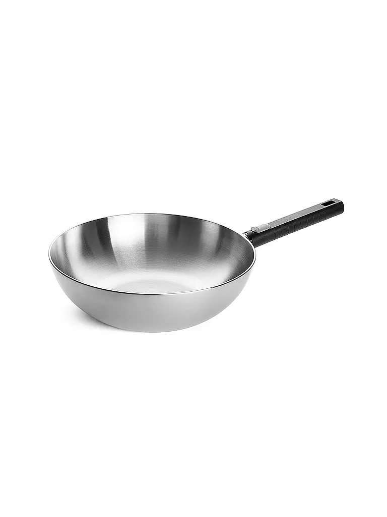 WOLL | Wok LOGIC STEEL 30cm/4,9l Inox | Argent