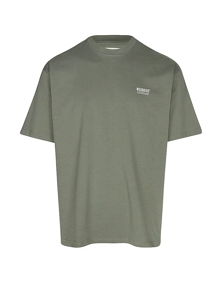 WOODBIRD | Nom du produit : T-Shirt WBBAINE | Vert clair