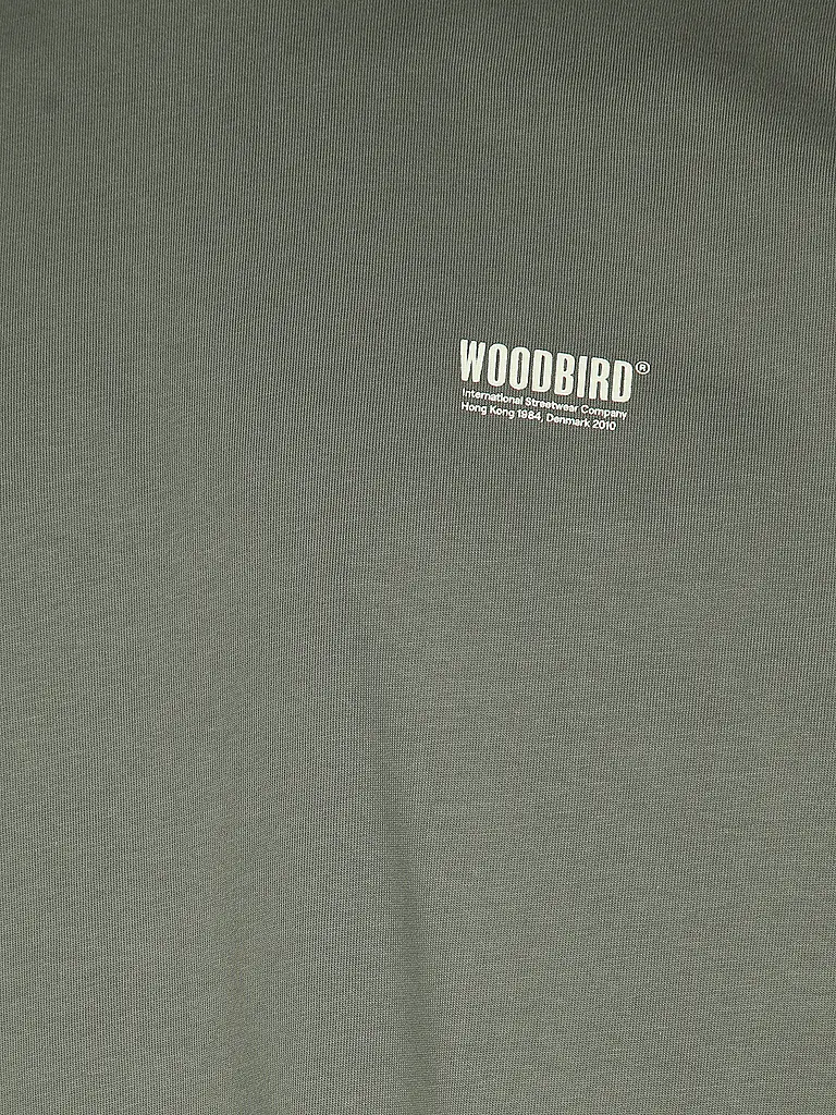 WOODBIRD | Nom du produit : T-Shirt WBBAINE | Vert clair