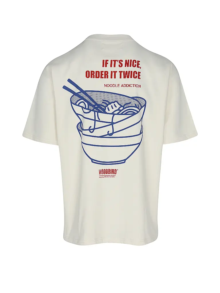 WOODBIRD | Nom du produit : T-Shirt WBBAINE | Crème