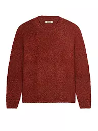 WOODBIRD | Pull WBKURT LOOP | Rouge foncé