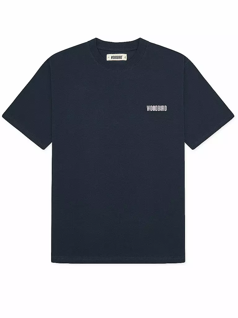 WOODBIRD | T-Shirt WBBAINE KOI | dunkelblau