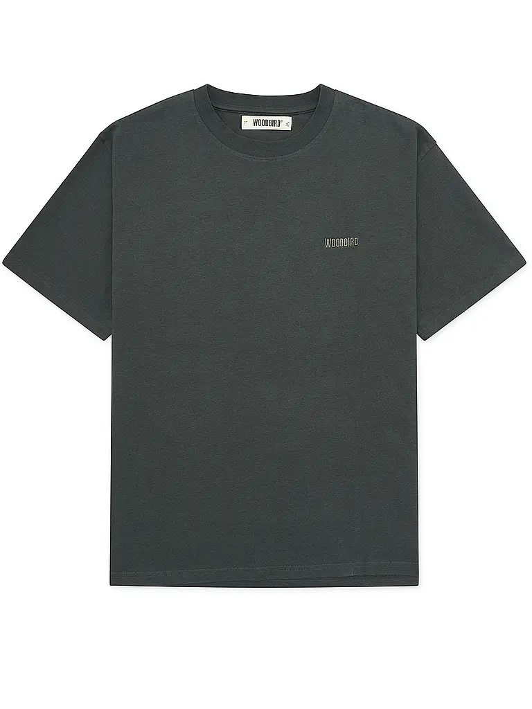WOODBIRD | T-Shirt WBBAINE | dunkelgrün