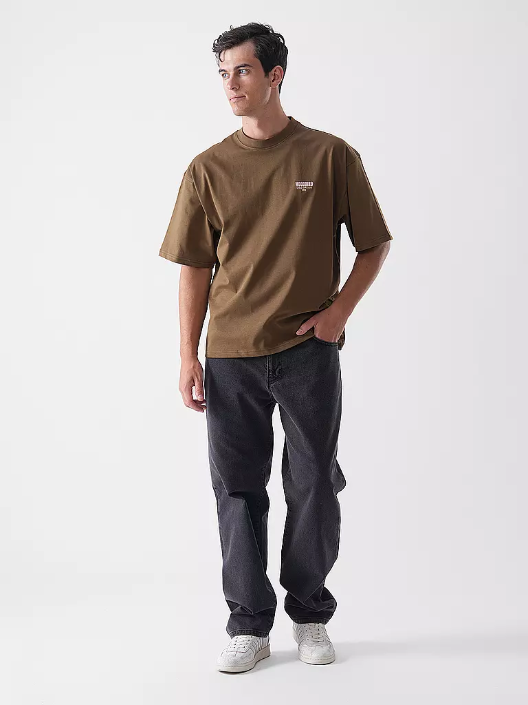 WOODBIRD | T-Shirt WBBEAM PHO | braun