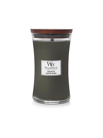 WOODWICK | Bougie parfumée avec mèche crépitante SANDUHR Large 610g Frasier Fir