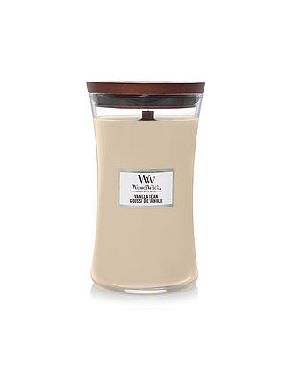 WOODWICK | Bougie parfumée avec mèche crépitante SANDUHR Large 610g Vanilla Bean