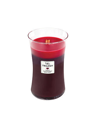 WOODWICK | Bougie sablier mèche crépitante 454g Trilogy Sun-Ripend Berries