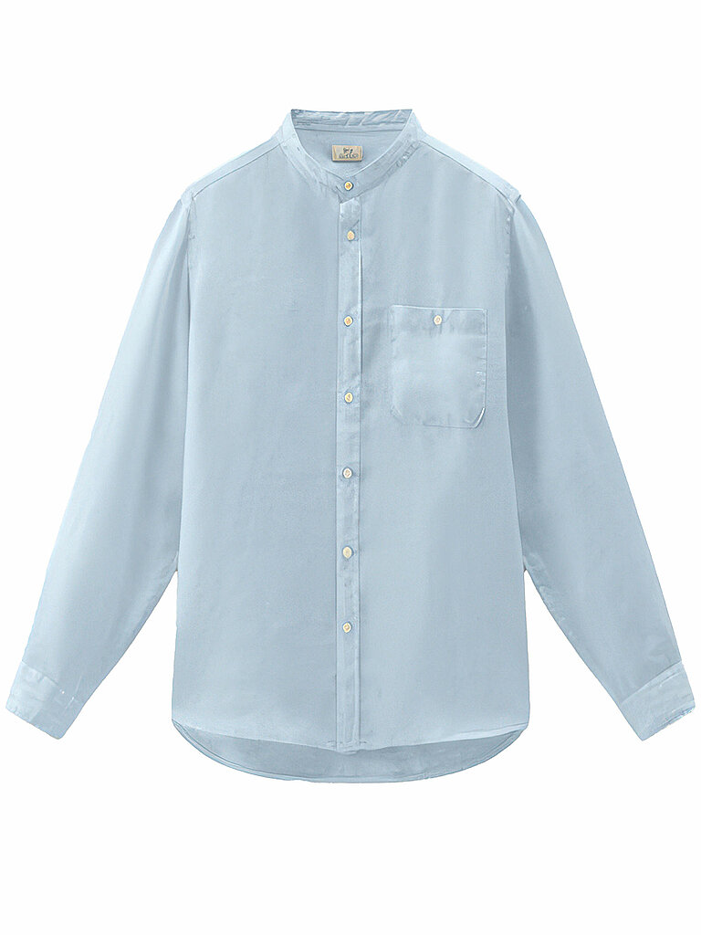 Chemise en lin coupe regular bleu clair XXL