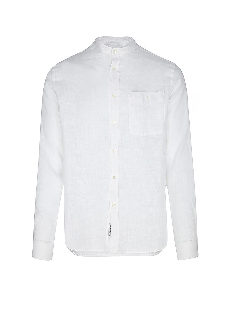 Chemise en lin coupe classique blanc M