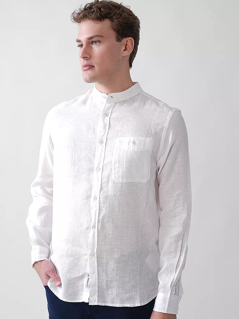WOOLRICH | Chemise en lin coupe classique | 