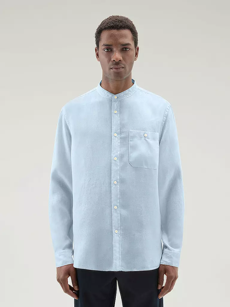 WOOLRICH | Chemise en lin coupe classique | 