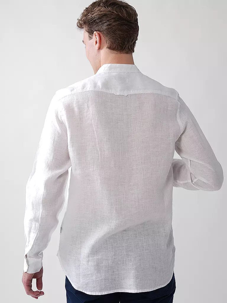 WOOLRICH | Chemise en lin coupe classique | 