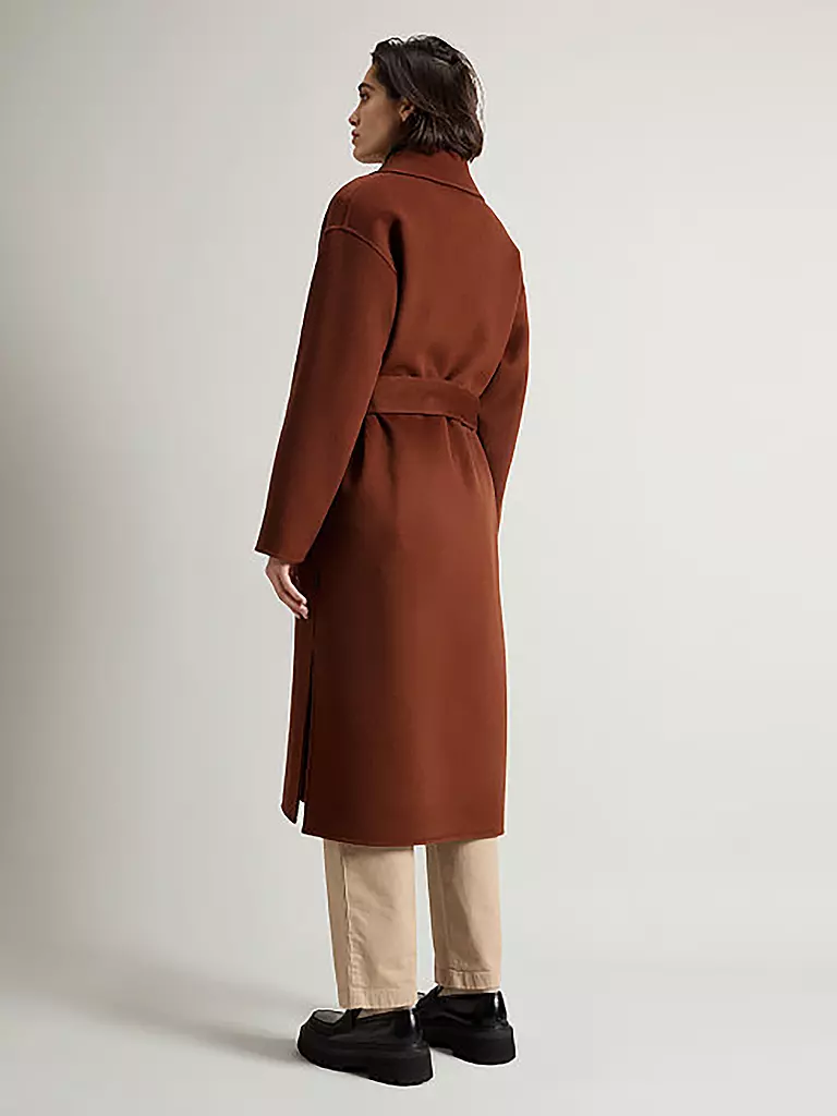 WOOLRICH | Manteau en laine | Marron