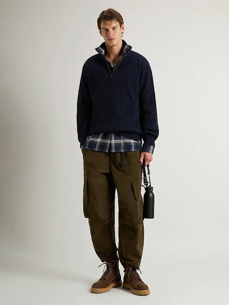 WOOLRICH | Pull Troyer | blau