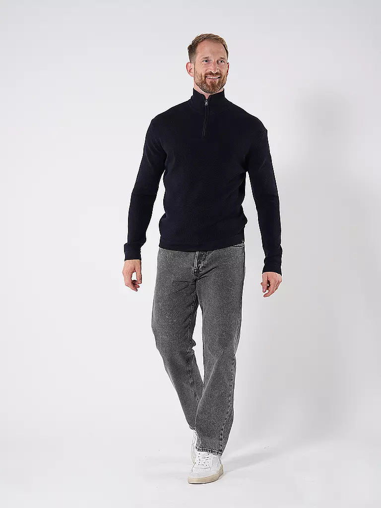 WOOLRICH | Troyer Pullover | Bleu