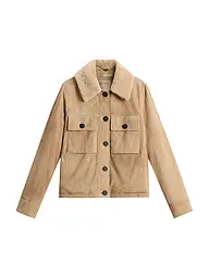 WOOLRICH | Veste en cuir AMBER | Beige